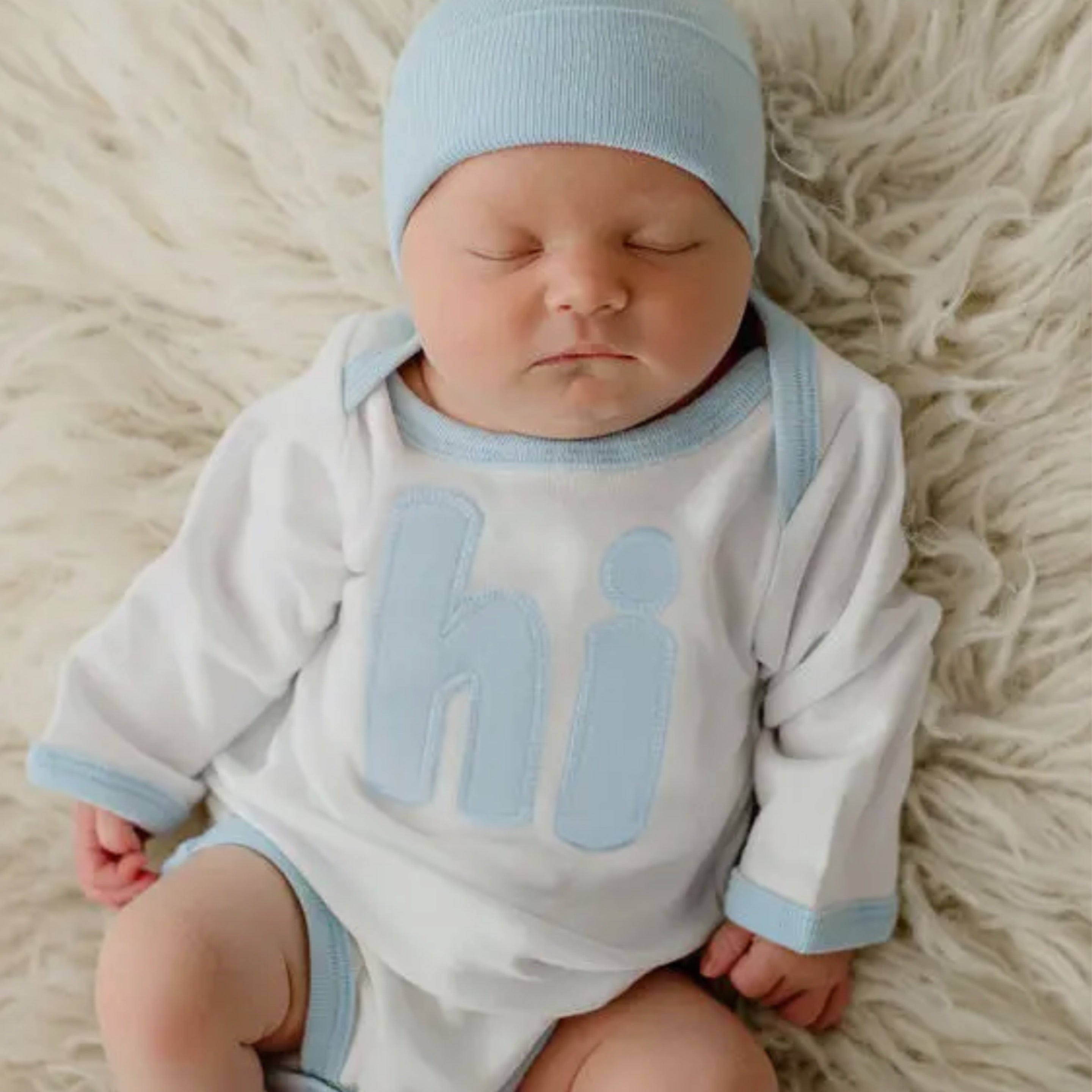 Hi Blue Newborn Set
