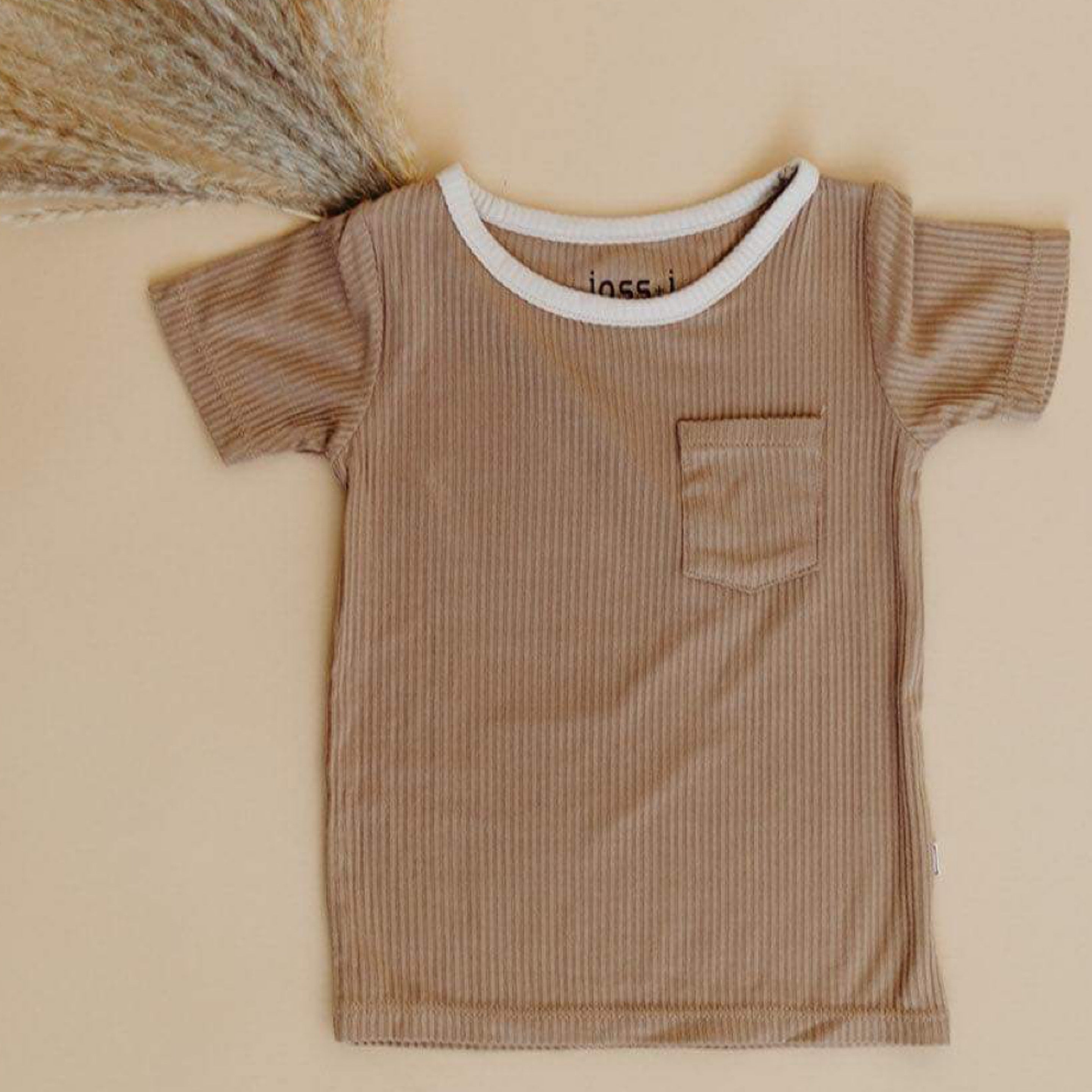 Caramel Ribbed Top